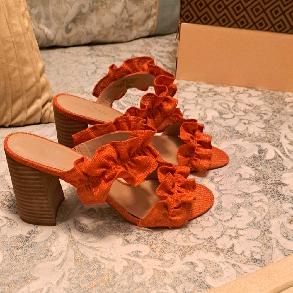 Dressy Orange Sandals